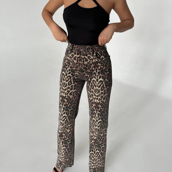 LEOPARD JEANS