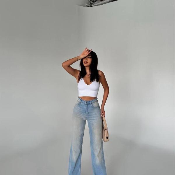 WIDE LEG JEANS